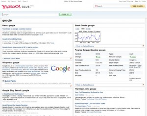 Yahoo! lance Glue, un projet d’agrégation de contenus