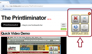 Avec le marque page Printliminator, imprimez seulement ce qui vous intéresse