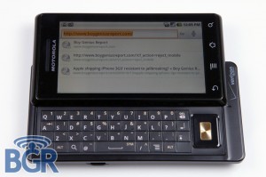 Motorola Droid Milestone : non, je n’y crois pas