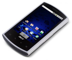 L’Acer A1 Liquid, concurrent sérieux du Sony Xperia X10 et de l’iPhone d’Apple