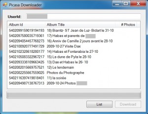 Téléchargez les albums-photos de Picasaweb avec Picasa Downloader
