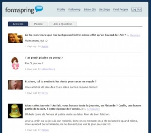 Formspring.me et Onioning : aller plus loin que Twitter et Facebook dans la vie privée