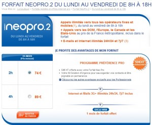 Bouygues Telecom sort les forfaits illimités NeoPro 24/24 associés à l’iPhone 3GS