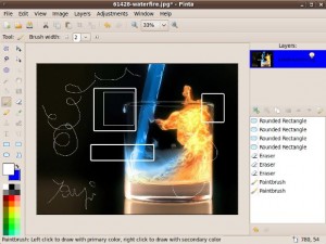 Sortie de Pinta, clone de Paint.NET en GTK+ pour Linux