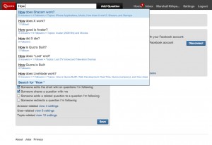 L’ancien directeur technique de Facebook lance Quora : un site de Questions/Réponses basé sur Tornado