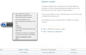 Reconnaissance vocale sous Windows 7 : testé et désaprouvé