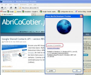 Test de Firefox 3.7 Pre-Alpha WebM sur Youtube, SunSpider et Acid3