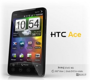 Le HTC Ace, version européenne du EVO 4G, sortirait en octobre en Europe, probablement à 250 euros