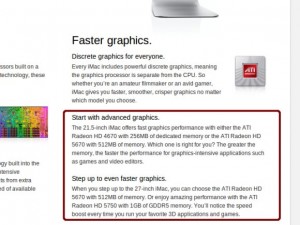 Mises à jour iMac d’Apple : remplacement des cartes graphiques Nvidia par ATI