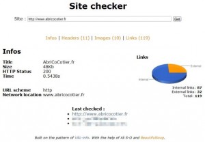 Site Checker, un URL-info fait avec mes mains, sur Google AppEngine