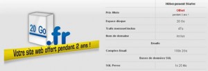 OVH offre gratuitement 2 ans d’hébergement mutualisé + un nom de domaine en .fr