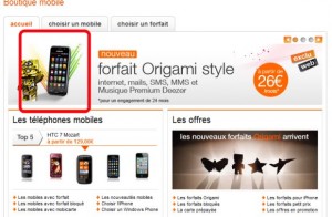 Orange met en avant le Samsung Galaxy S pour vendre les forfaits Origami Style… et pour rabaisser l&rsquo;iPhone ?