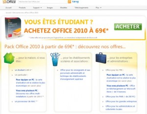 Gagnez un Office Professionnel 2010 (valeur de 699 €) via un petit quizz