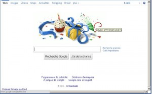 Google me fête mon anniversaire !