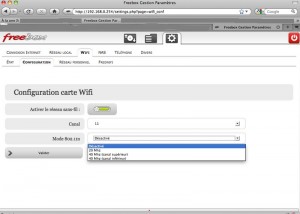 Problème de Wifi entre l’iPad et la Freebox Revolution (à cause du Wifi N) : comment faire