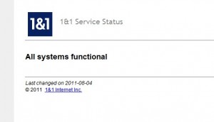 1and1 Major Outage : l’hébergeur est resté 2 fois down aujourd’hui