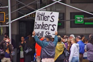 Occupy Wall Street le 3 octobre à Wall Street, dans New York