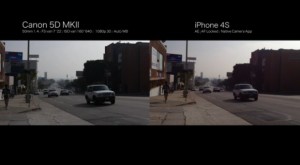 Comparaison du mode vidéo entre un iPhone 4S et un Canon 5D Mark II