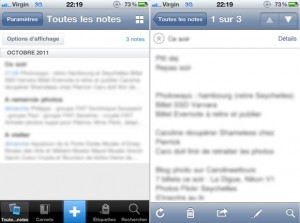 Evernote : du très bon et du pas encore bien fini par rapport à GoTasks