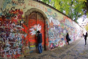 Le Mur de John Lennon à Pragues