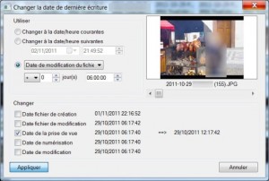 Comment modifier la date de prise de vue de photos par lots, avec XnView
