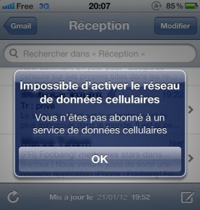 FreeMobile : comment activer les données cellulaires sur un iPhone