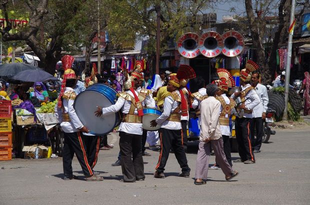 2014-03-16 Inde Bundi Holi Festival Sikhs