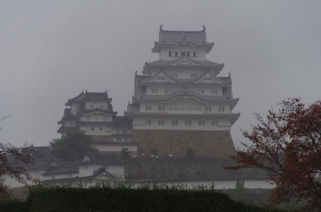 Japon - Himeji Chateau Pluie