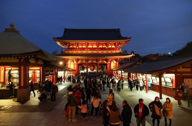 Japon - Tokyo - temple Senso-ji Pagode