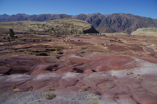 Bolivie - Sucre - Maragua Crater Montée vers la colline