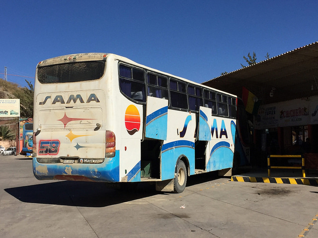 Jour 15 Bolivie Tupiza Gare bus