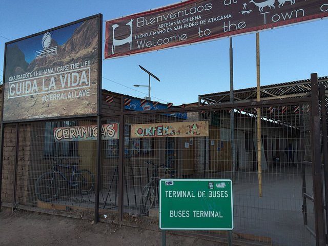 Jour 9 Chili San Pedro Atacama Terminal Buses