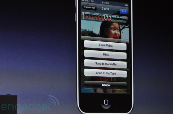 New iPhone v3 at the WWDC2009 Keynote