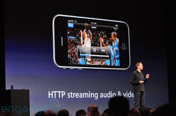 New iPhone v3 at the WWDC2009 Keynote